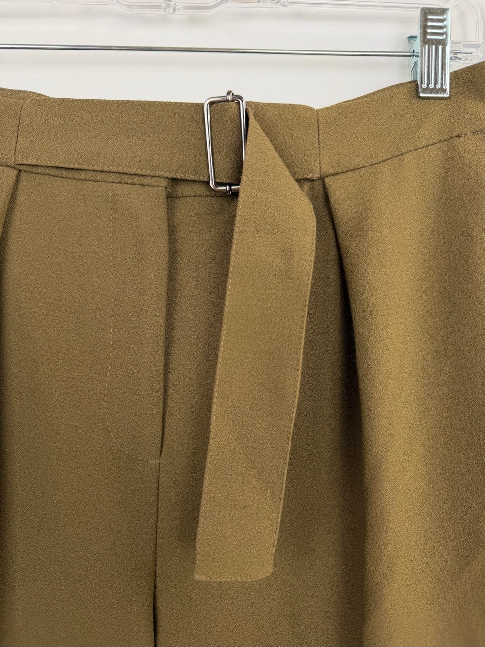 Topshop Belted Tapered Trousers Size US 6 / UK 10 - Picture 6 of 10